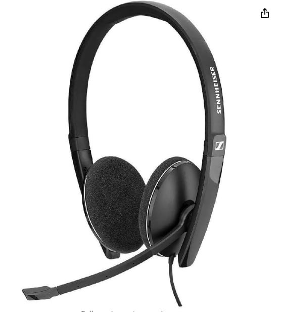 Sennheiser PC 3.2 Chat mit Geräuschunterdrückendem Mikrofon, leicht für entspanntes Gaming, bequemes minimalistisches Design, Anrufsteuerung, faltbares Mikrofon - 3,5-mm-Buchse, 3-Pin-Verbindung #Sennheiser #GamingHeadset #Mikrofon #Komfortabel #Weihnachten #Geschenk #Rabatt - Jetzt bei Amazon kaufen!