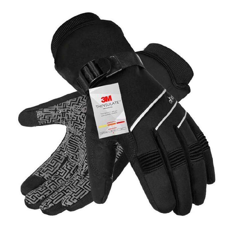 BIKINGMOREOK Winterhandschuhe für Herren, wasserdicht und warm, speziell für Skifahren mit 3M Thinsulate. Jetzt für 19,19€ statt 23,99€. #BIKINGMOREOK #Winterhandschuhe #Skihandschuhe #Sportbereit #Deutschland #Geschenk #Rabatt - Jetzt bei Amazon kaufen!