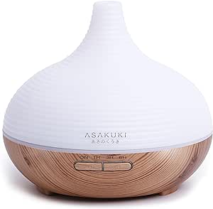 ASAKUKI 300ml Aroma Diffuser für Ätherische Öle mit 7-farbigem LED-Licht, BPA-frei. Ideal für Schlafzimmer, Büro, Spa. #ASAKUKI #AromaDiffuser #Aromatherapie #Luftbefeuchter #Weihnachten #Geschenk #Schnäppchen - Jetzt bei Amazon kaufen!