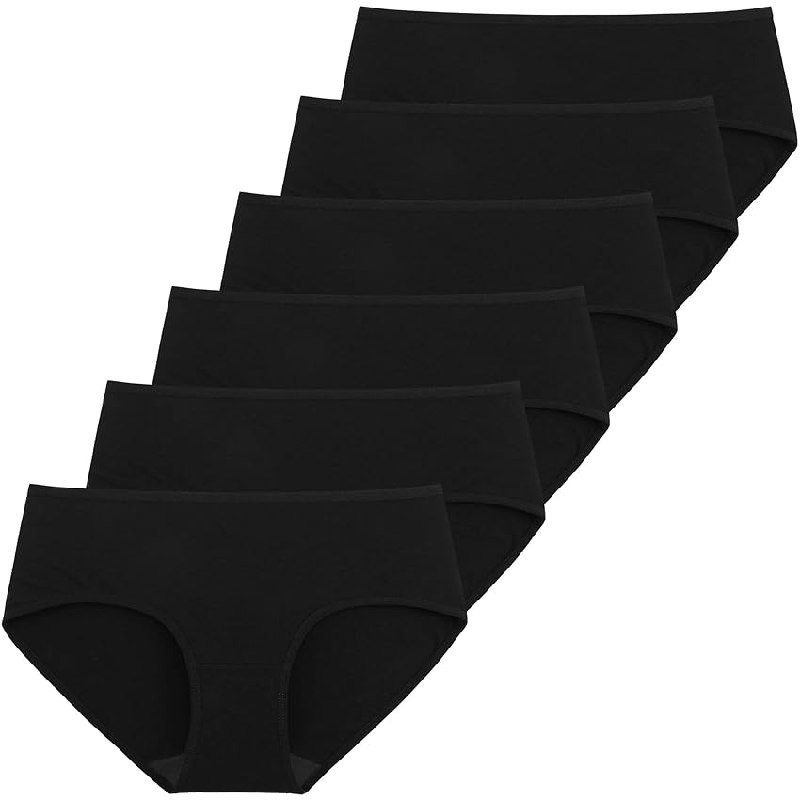 Bequeme INNERSY Damen Unterhosen im 6er Pack aus Stretch-Baumwolle in Schwarz. Größe M40 EU. #INNERSY #Unterhosen #Stretch #Wohlfühltag #Deutschland #Geschenk #Deals - Jetzt bei Amazon kaufen!