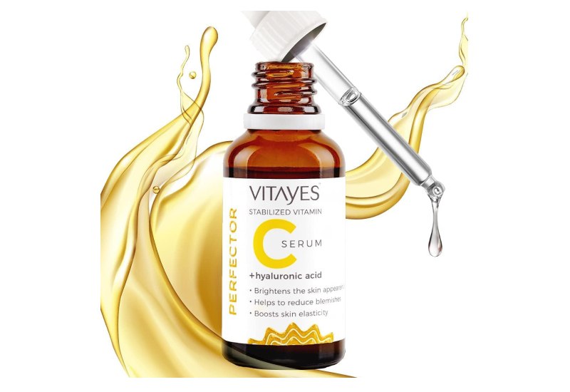 Vitayes Vitamin C Serum mit Hyaluronsäure, 30ml, vegan, Anti Falten, Dermaroller geeignet, Bio Pflege, ohne Plastik #vitayes #VitaminC #Hyaluronsäure #Kosmetik #Deutschland #Geschenk #Rabatt - Jetzt bei Amazon kaufen!