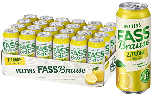 Erfrischende VELTINS Fassbrause Zitrone Alkoholfrei in 24 x 0.5 l Dosen. Genuss ohne Alkohol. #VELTINS #Fassbrause #Alkoholfrei #Erfrischung #Deutschland #Geschenk #Deals - Jetzt bei Amazon kaufen!