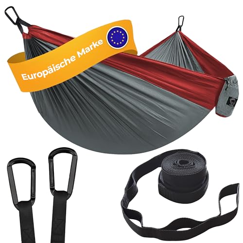 Ultraleichte Hangematte für 2 Personen, ideal für Outdoor-Camping. Inklusive Baumgurten und Karabinern. #Outdoor #Camping #Hangematte #Naturfreunde #Weihnachten #Geschenk #Preisfehler - Jetzt bei Amazon kaufen!