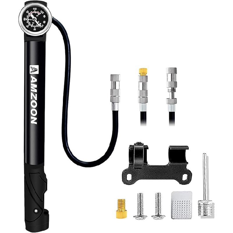 Hochwertige AMZOON Fahrradpumpe mit Manometer und verlängertem Schlauch. Nur 10,99€ statt 13,99€ -21Rabatt. Jetzt zugreifen! #AMZOON #Fahrradpumpe #Manometer #Angebot #Weihnachten #Geschenk #Angebot - Jetzt bei Amazon kaufen!