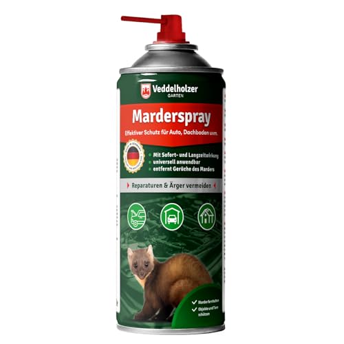 Effektives Marderspray für Auto, Dachboden und Garage. Schützt sofort und langfristig vor Mardern. Made in Germany. #Veddelholzer #Marderschreck #Marderabwehr #Sparabo #Weihnachten #Geschenk #Rabatt - Jetzt bei Amazon kaufen!