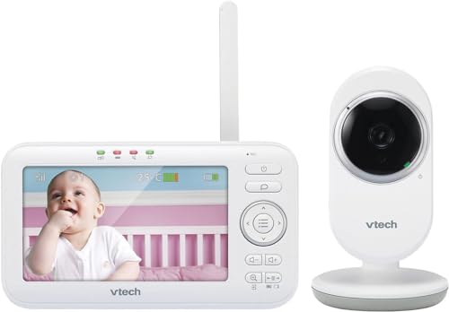 VTech VM5252 Babyphone mit Kamera und LCD-Farbbildschirm für sichere Überwachung. Klarer Sound und Gegensprechfunktion. #VTech #Babyphone #VideoBabyMonitor #Sicherheit #Weihnachten #Geschenk #Deals - Jetzt bei Amazon kaufen!