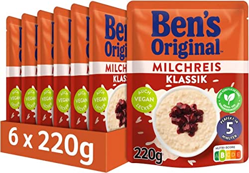 Genieße BENS ORIGINALTM Express Milchreis Klassik im praktischen 6x220g Pack für nur 8.00 € statt 13.34 €. #BENSORIGINAL #Milchreis #Express #Angebote #Deutschland #Geschenk #Rabatt - Jetzt bei Amazon kaufen!