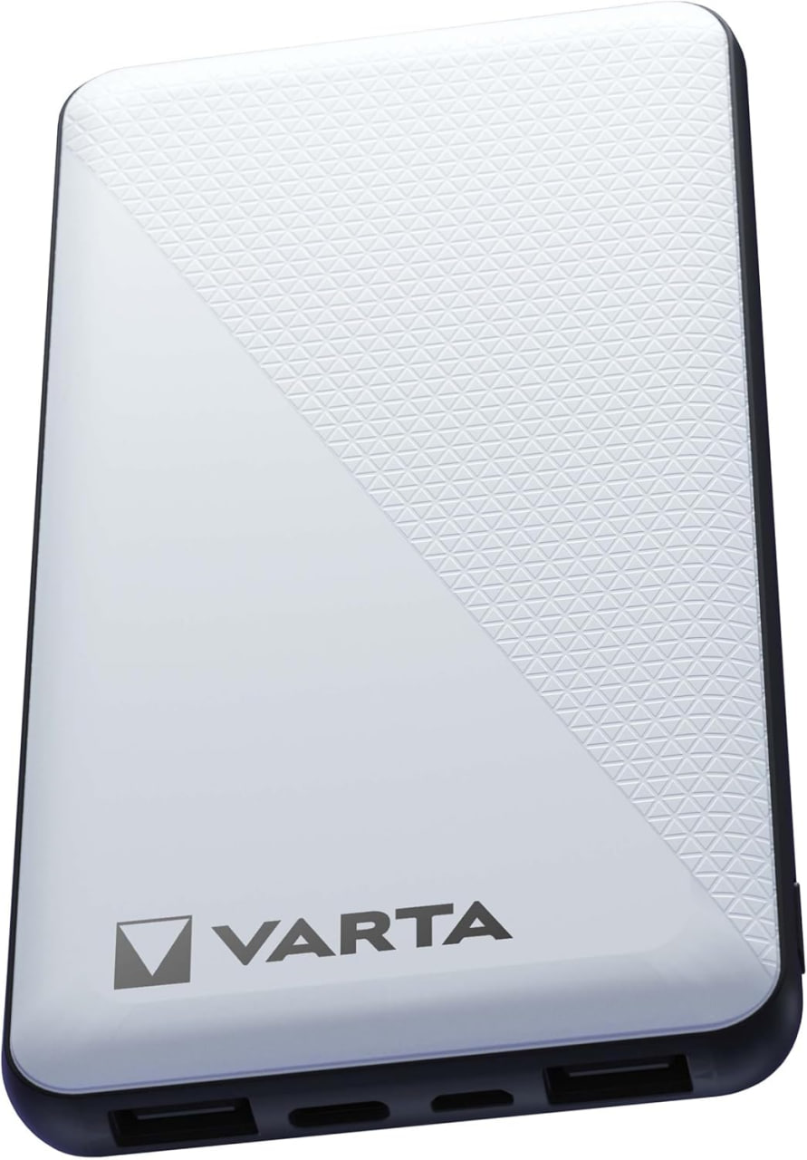 VARTA Power Bank 10000mAh mit 4 Anschlüssen für vielseitige Nutzung unterwegs. Zuverlässige Energieversorgung. #VARTA #PowerBank #Energy #MobilePower #Deutschland #Geschenk #Rabatt - Jetzt bei Amazon kaufen!