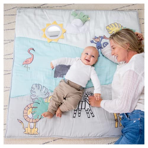 adenanais Baby-Bonding-Spielmatte aus 100% Baumwoll-Musselin, ideal für die sensorische Entwicklung. Maschinenwaschbar, ungiftig und PVC-frei. #adenanais #BabySpielmatte #Sensorik #JungleJam #Weihnachten #Geschenk #Rabatt - Jetzt bei Amazon kaufen!