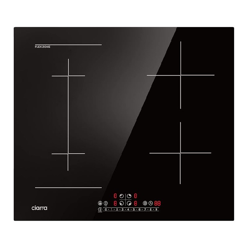 Mit dem CIARRA CBBIH4BF Induktionskochfeld 60 cm Flexzonen kochen Sie effizient und komfortabel. Mit 4 Platten und Bridge-Braterzone. #CIARRA #Induktionskochfeld #Flexzonen #Sale #Weihnachten #Geschenk #Schnäppchen - Jetzt bei Amazon kaufen!