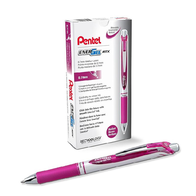 Pentel EnerGel XM BL77 Gelschreiber - magenta - 12 Stück. Schreib- und Korrekturbedarf für das Büro. #Pentel #Gelschreiber #Bürobedarf #Tiefpreis #Weihnachten #Geschenk #Coupon - Jetzt bei Amazon kaufen!