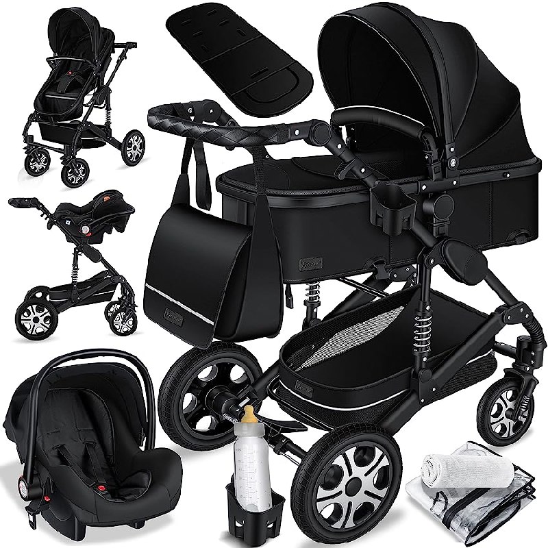 Der KESSER Loops 3-in-1-Kinderwagen bietet Komfort und Vielseitigkeit. Inklusive Babywanne, Buggy und Autositz. Top-Qualität! #KESSER #Kinderwagen #KomplettSet #Familienzeit #Weihnachten #Geschenk #Deals - Jetzt bei Amazon kaufen!