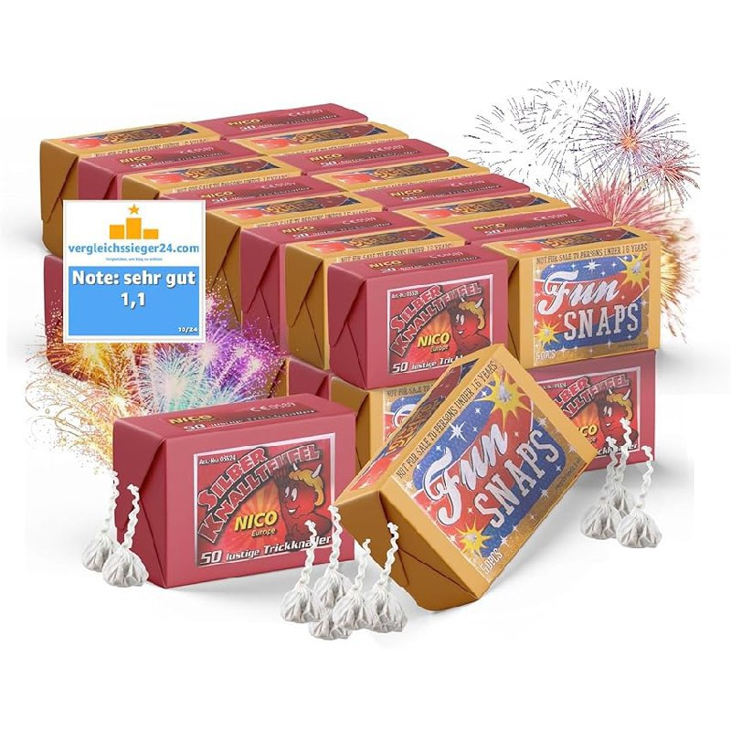 Die TK Gruppe Timo Klingler Knallerbsen Happysparks sorgen für Spaß an Silvester. Hol dir jetzt den 27% Rabatt!#TKGruppe #Knallerbsen #Silvester #Fun #Weihnachten #Geschenk #Rabatt - Jetzt bei Amazon kaufen!