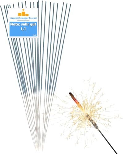 30x XXL Wunderkerzen für besondere Anlässe, wie Geburtstage, Hochzeiten und Silvester. Sternspritzer-Effekt, 28 cm lang. #Happysparks #Wunderkerzen #Geburtstag #Party #Weihnachten #Geschenk #Preisfehler - Jetzt bei Amazon kaufen!