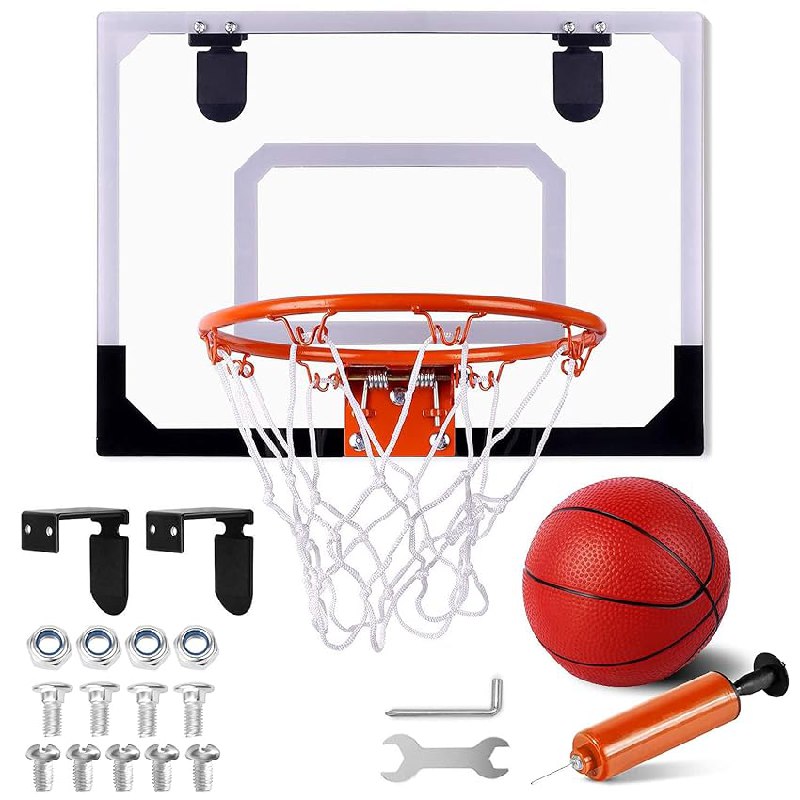 STAY GENT Mini Basketballkorb für Kinder und Erwachsene, ideal für drinnen und draußen. Jetzt nur 25,55€ statt 36,49€ mit Code FJ7YRQ9B. Inklusive Ball und Pumpe. #StayGent #MiniBasketballkorb #Basketball #Sportball #Deutschland #Geschenk #Deals - Jetzt bei Amazon kaufen!