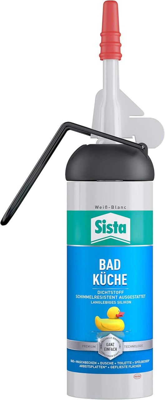 SISTA BAD KUCHE, Schimmelresistenter Dichtstoff für Küche und Bad, wasserdichter Fugenfüller in 100ml Spender. #SISTA #Dichtstoff #Küchenbedarf #Badezimmer #Deutschland #Geschenk #Deals - Jetzt bei Amazon kaufen!