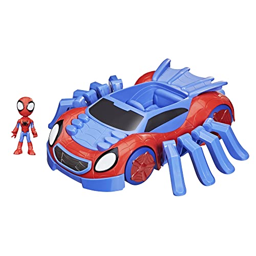 SPIDEY AND HIS AMAZING FRIENDS Super Spinnen-Krabbler mit Rammbock und 10 cm großer Figur. Ideales Geschenk! #Marvel #SpiderMan #Spielzeug #Angebot #Weihnachten #Geschenk #Coupon - Jetzt bei Amazon kaufen!