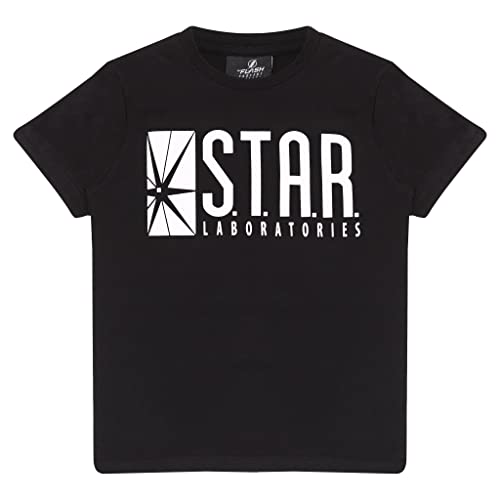 Offizielles DC Comics The Flash-Star Labs Logo T-Shirt für Kinder in Schwarz. Hochwertige Handelsware für Fans. #DCComics #TheFlash #TShirt #Superhelden #Weihnachten #Geschenk #Preisfehler - Jetzt bei Amazon kaufen!