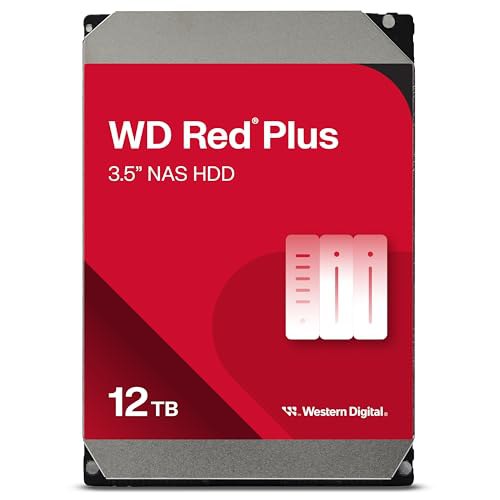 WD Red Plus 12 TB NAS-Festplatte, 3,5 Zoll, 7.200 U/min, 256 MB Cache, hohe Ubertragungsrate #WDRed #NAS #Festplatte #Technik #Deutschland #Geschenk #Rabatt - Jetzt bei Amazon kaufen!