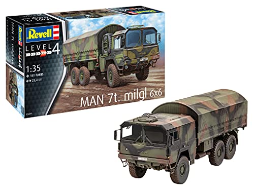 Revell 03291 Man 7t milgl 6x6 Fahrzeug Modellbausatz für Fortgeschrittene, unlackiert, im Maßstab 1:35. #Revell #Modellbausatz #Fahrzeug #Hobby #Deutschland #Geschenk #Rabatt - Jetzt bei Amazon kaufen!