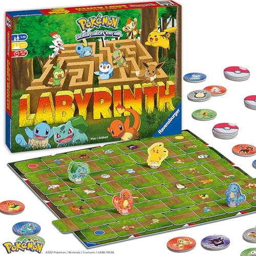 Das Ravensburger Pokemon Labyrinth ist ein spannendes Familienspiel für alle Pokemon-Fans. Finde deinen Weg zur Lösung! #Ravensburger #Pokemon #Familienspiel #Spielspaß #Weihnachten #Geschenk #Angebot - Jetzt bei Amazon kaufen!