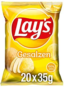 Lays Gesalzen - Knusprige Kartoffelchips, ideal für Partys und Snacks unterwegs. #Lays #Kartoffelchips #Party #lecker #Deutschland #Geschenk #Preisfehler - Jetzt bei Amazon kaufen!