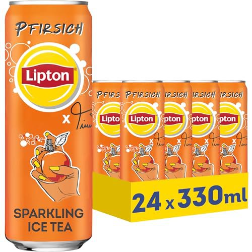 Erfrischender LIPTON ICE TEA x Twenty4Tim Sparkling Peach, Eistee mit Pfirsichgeschmack, 24 x 0.33 l. #LIPTON #IceTea #Pfirsich #Sommerliebe #Deutschland #Geschenk #Angebot - Jetzt bei Amazon kaufen!