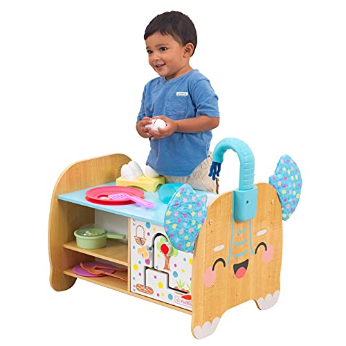 KidKraft Foody Friends Kochspaß Elefant Activity Center - Kinderküche aus Holz mit Zubehör und Motorikspielzeug für Kleinkinder ab 2 Jahren. #KidKraft #Spielküche #Motorikspielzeug #Kinderspielzeug #Weihnachten #Geschenk #Angebot - Jetzt bei Amazon kaufen!