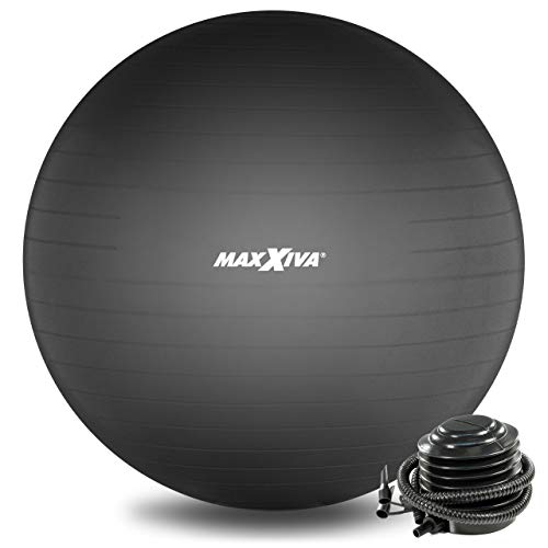 Robuster MAXXIVA Gymnastikball mit Luftpumpe für ein effektives Training bis 250 kg. Trainiere deine Balance und Kraft! 💪 #MAXXIVA #Gymnastikball #AntiBurst #Fitnessball #Weihnachten #Geschenk #Deals - Jetzt bei Amazon kaufen!