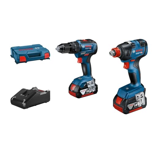 Bosch Professional Combo Kit mit Drehschlagschrauber und Schlagbohrschrauber, 2x 4.0Ah Akku, Schnellladegerät und L-Case. #Bosch #Professional #Werkzeug #Handwerker #Deutschland #Geschenk #Deals - Jetzt bei Amazon kaufen!