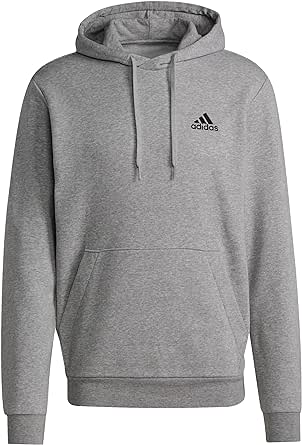 adidas Herren Essentials Fleece Hoodie in Medium Grey Heather und Black. Bequemer und stylischer Hoodie zum Sparpreis. #adidas #FleeceHoodie #Herrenmode #Schnäppchen #Deutschland #Geschenk #Angebot - Jetzt bei Amazon kaufen!