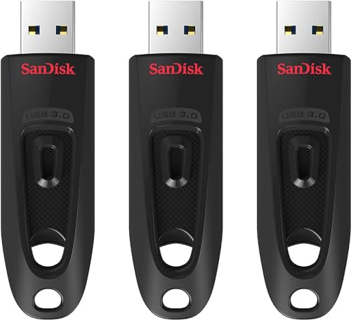 SanDisk Ultra USB 3.0 Flash-Laufwerk 64 GB 3er-Pack mit SecureAccess Software für Passwortschutz und schnelle Übertragungsgeschwindigkeiten. #SanDisk #USB #FlashLaufwerk #Sicherheit #Weihnachten #Geschenk #Coupon - Jetzt bei Amazon kaufen!