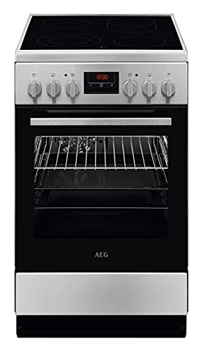 AEG CCB544COBM Standherd 50 cm mit Glaskeramik-Kochfeld, Braterzone, Mehrkreiskochzone, Grillfunktion und Display mit Uhr. #AEG #Standherd #Küchengeräte #Angebot #Weihnachten #Geschenk #Schnäppchen - Jetzt bei Amazon kaufen!