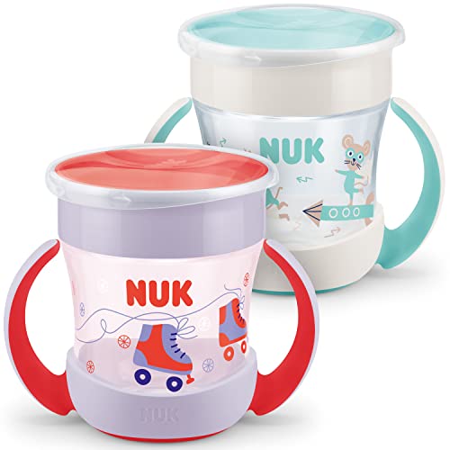 NUK Mini Magic Cup Trinklernbecher mit 360-Trinkrand, ab 6 Monaten, BPA-frei, 160 ml, Mädchen, 2 Stück. Auslaufsicher und mit praktischen Griffen. #NUK #Trinklernbecher #Baby #Mädchen #Weihnachten #Geschenk #Deals - Jetzt bei Amazon kaufen!