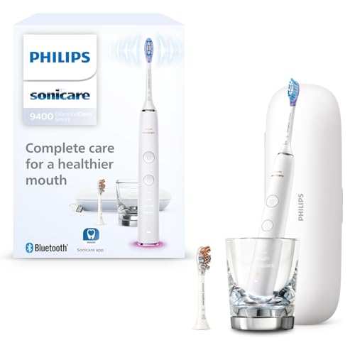 Philips Sonicare DiamondClean Smart 9400 Schallzahnbürste mit App, Drucksensor, 4 Putzmodi und 3 Intensitätsstufen. Weiß. #Philips #Schallzahnbürste #elektrisch #Gesundheit #Deutschland #Geschenk #Coupon - Jetzt bei Amazon kaufen!