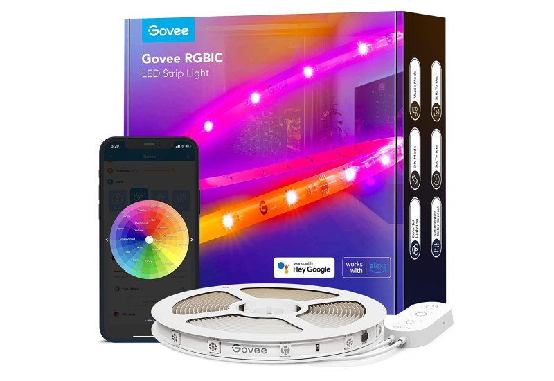 Günstiger Govee RGBIC Pro 5m Smart LED Strip für Zuhause mit Alexa und Google Assistant Steuerung. Sync mit Musik, App-Steuerung, Farbwechsel. #Govee #LEDStrip #SmartHome #Lichtband #Weihnachten #Geschenk #Rabatt - Jetzt bei Amazon kaufen!