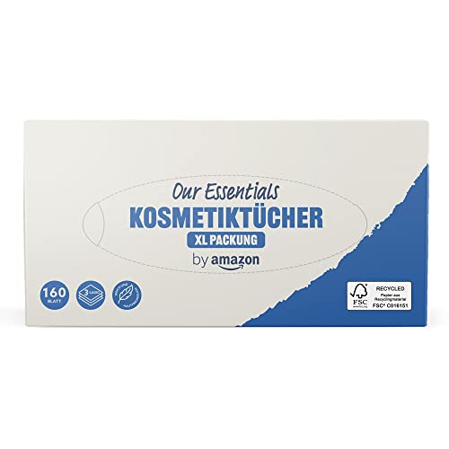 Amazon Kosmetiktuchbox 3-lagig XL Packung mit 160 Stück in einem Pack. Ideal für Zuhause oder unterwegs. #Amazon #Kosmetiktücher #Haushalt #Praktisch #Deutschland #Geschenk #Rabatt - Jetzt bei Amazon kaufen!