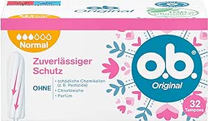 o.b. Original Normal Tampons, 7x32 Stück, zuverlässiger Schutz für mittlere bis starke Tage #o.b. #Tampons #Frauenhygiene #Sparpreis #Weihnachten #Geschenk #Angebot - Jetzt bei Amazon kaufen!