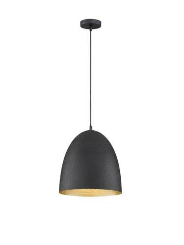 Moderne Hängelampe für den Esstisch. In Schwarz-Goldfarben, Ø30cm, E27-Fassung. #FischerHonsel #Pendelleuchte #Esstischleuchte #Beleuchtung #Weihnachten #Geschenk #Preisfehler - Jetzt bei Amazon kaufen!