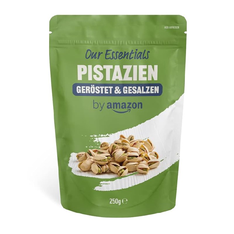 Knackige Pistazien, 250g geröstet & gesalzen. Ideal als Snack oder Topping. Hohe Qualität zum kleinen Preis! #Amazon #Pistazien #Snack #Genuss #Weihnachten #Geschenk #Schnäppchen - Jetzt bei Amazon kaufen!