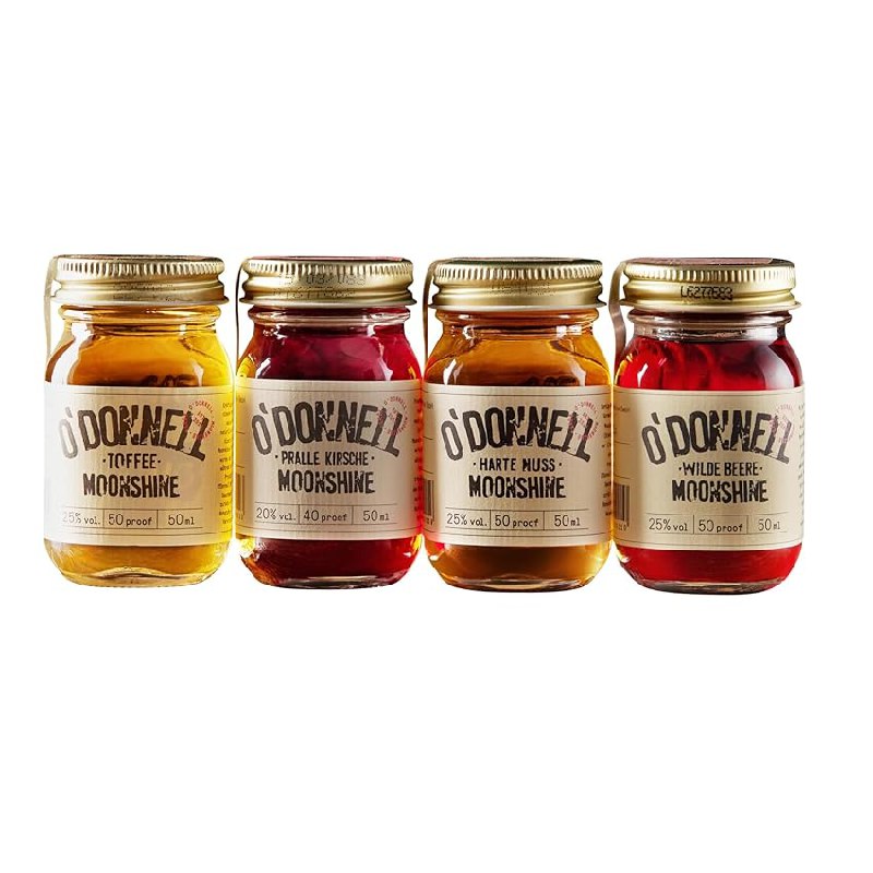 O'Donnell Moonshine Mini Set - Classic Edition 4 x 50ml für 19,46€ statt 24,90€. Nur für kurze Zeit! #ODonnellMoonshine #MiniSet #Moonshine #SpecialOffer #Weihnachten #Geschenk #Deals - Jetzt bei Amazon kaufen!