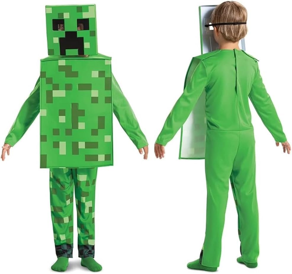 Perfekt für Minecraft-Fans! Das DISGUISE Creeper Kostüm in Größe S (116 cm) bietet Spaß und Kreativität. #DISGUISE #Minecraft #Kostüm #Gaming #Deutschland #Geschenk #Coupon - Jetzt bei Amazon kaufen!