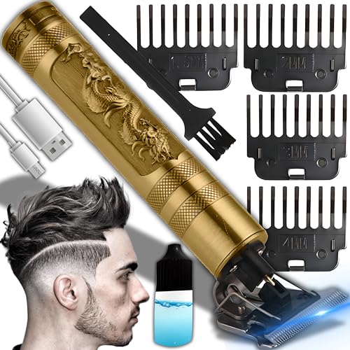 Retoo Haarschneider für Herren, Bart und Haare, 4 Kammaufsätze, schnurloser Trimmer, 1000 mAh Batterie, in Gold. #Retoo #Haarschneider #Bartschneider #Herrenpflege #Weihnachten #Geschenk #Coupon - Jetzt bei Amazon kaufen!