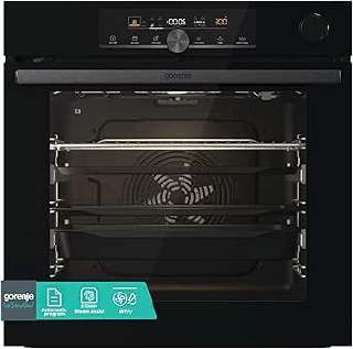 Gorenje OptiBake Advanced BPSA 6747 A08BG Einbau-Backofen mit 77L, Heißluft, Pyrolyse und AutoBake. Touch-Bedienung, Bratenthermometer, GentleClose und SteamAssist. PizzaMode bis 300C, in schwarz. #Gorenje #Einbau-Backofen #Heißluft #BlackFriday #Deutschland #Geschenk #Coupon - Jetzt bei Amazon kaufen!