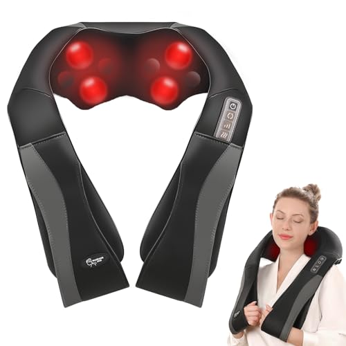 Entspannende Nacken- und Schultermassage mit Wärme, 3D-Rotation und einstellbaren Geschwindigkeiten für Zuhause und Büro. #Massagegerät #Wärmefunktion #Entspannung #Angebot #Deutschland #Geschenk #Preisfehler - Jetzt bei Amazon kaufen!