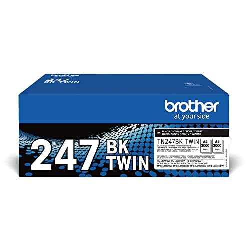 Brother TN-247BKTWIN Twin-Pack, schwarz, bis zu 6000 Seiten, für Brother Druckermodelle DCPL3550CDW, HLL3210CW, MFCL3750CDW. #Brother #Tonerkartusche #Druckerzubehör #Bürobedarf #Deutschland #Geschenk #Angebot - Jetzt bei Amazon kaufen!