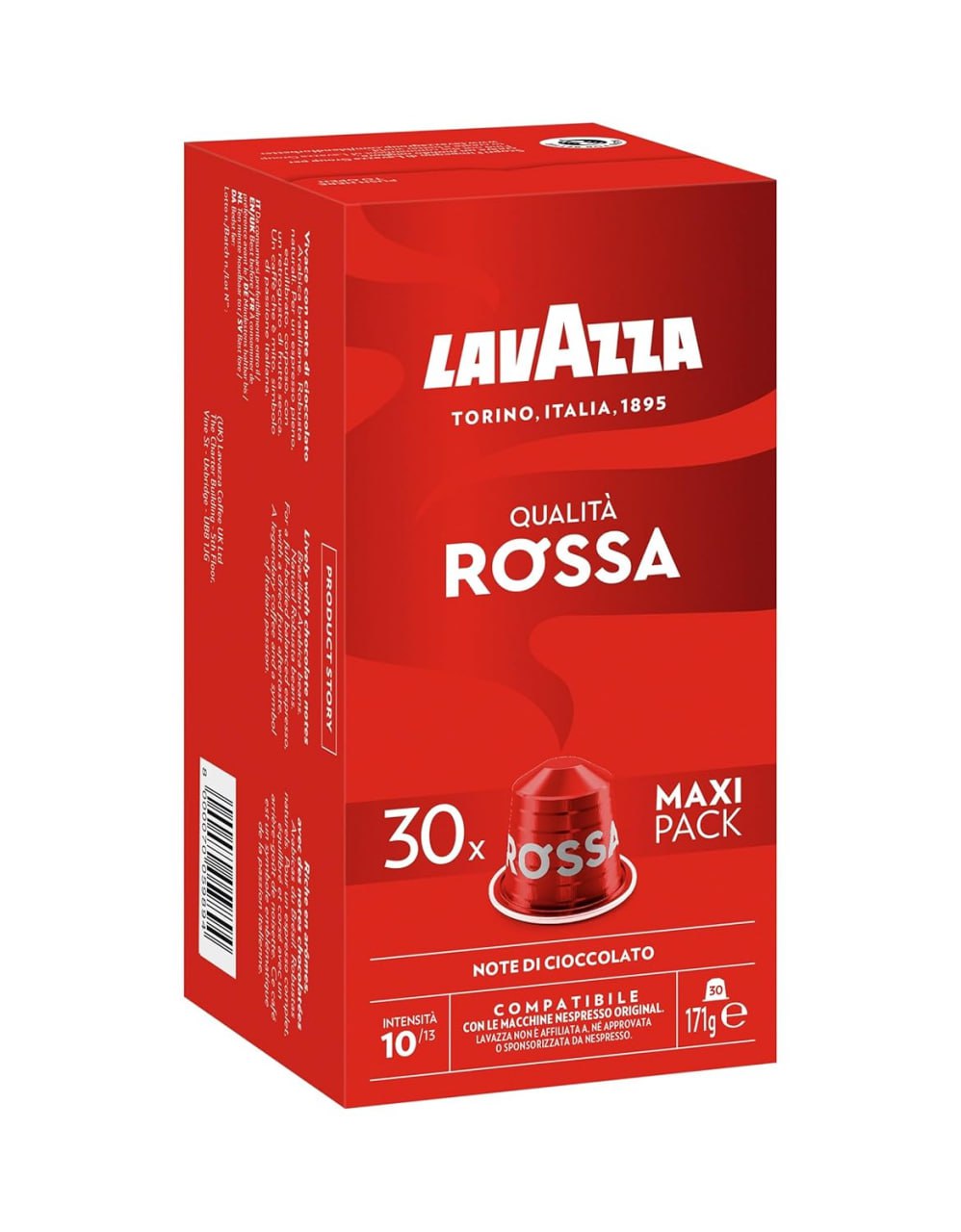 Genieße den vollmundigen Lavazza Espresso Qualita Rossa! 30 Nespresso-kompatible Kapseln sorgen für ausgewogenen Espresso. ☕️ #Lavazza #Espresso #Kaffeekapseln #Genuss #Weihnachten #Geschenk #Schnäppchen - Jetzt bei Amazon kaufen!