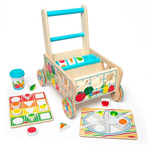 Holz-Einkaufswagen von Melissa & Doug für Kinder ab 1 Jahr. Schiebe- und Sortierspielzeug zur Förderung der Motorik und des Lernens. #MelissaAndDoug #Holzspielzeug #Motorikspielzeug #Lernspaß #Deutschland #Geschenk #Deals - Jetzt bei Amazon kaufen!