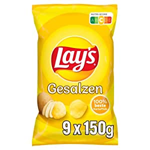 Knusprige Kartoffelchips von Lays, leicht gesalzen und perfekt für Partys. Spar-Abo möglich, weitere Rabatte verfügbar. #Lays #Kartoffelchips #Party #Snackzeit #Weihnachten #Geschenk #Coupon - Jetzt bei Amazon kaufen!