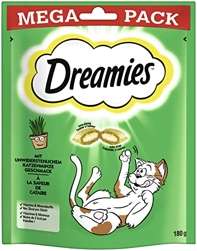 Mega Pack Dreamies Portionsbeutel mit Katzenminze Geschmack, 80g #Katzensnacks #Dreamies #Katzenminze #Angebot #Weihnachten #Geschenk #Deals - Jetzt bei Amazon kaufen!